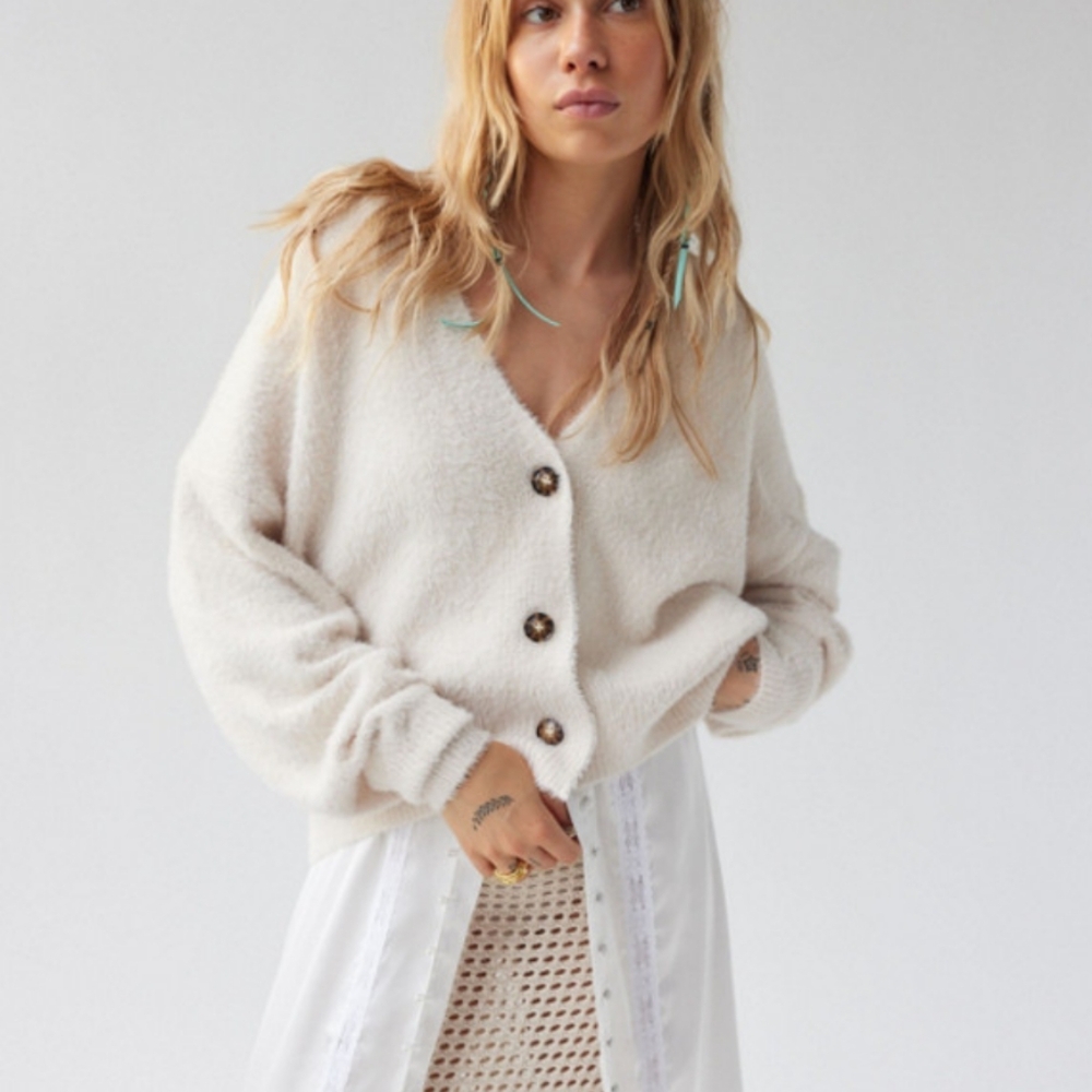 Urban Outfitters Cream Knit Sweater